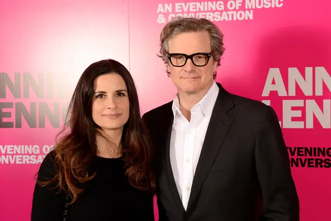 Colin Firth with ex-wife Livia in 2018