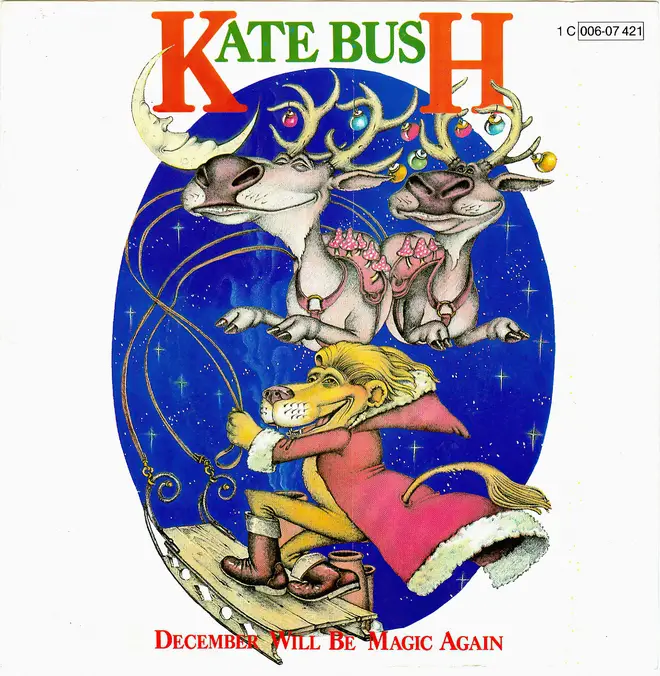 The single artwork for Kate Bush's 'December Will Be Magic Again'.