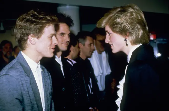 Bryan meeting Princess Diana in 1986 during her tour of Canada. (Photo by Tim Graham Photo Library via Getty Images)