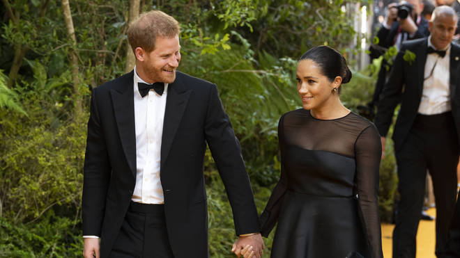 The Lion King 2019: Prince Harry and Meghan Markle attending the film premiere in London