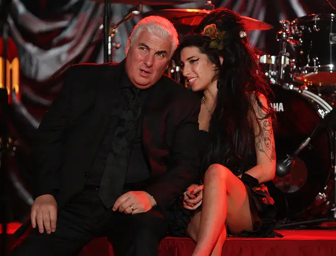 The film is endorsed by the Winehouse estate and Amy's father Mitch (pictured), who is showcased in the trailer featuring the singer getting a poignant tattoo on her left arm reading 'Daddy's girl.'