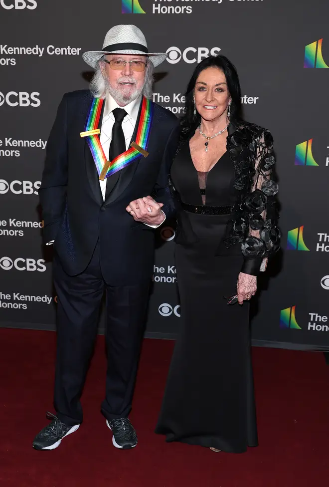 Barry Gibb and wife Linda Gibb attend the 46th Kennedy Center Honors at The Kennedy Center on December 03, 2023.