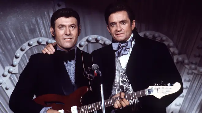 Carl Perkins and Johnny Cash in 1969