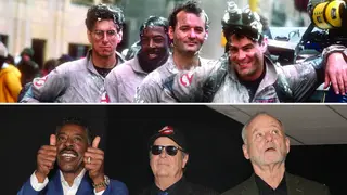 The cast of Ghostbusters then and now