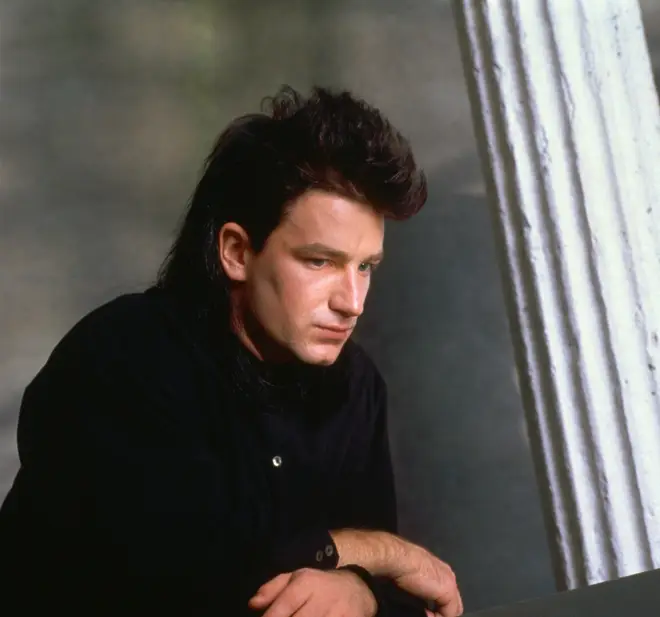 A young Bono