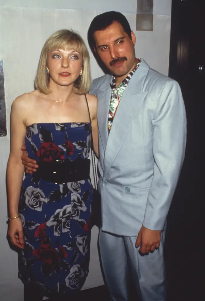 Freddie Mercury pictured with Mary Austin, his best friend and 'soulmate'.