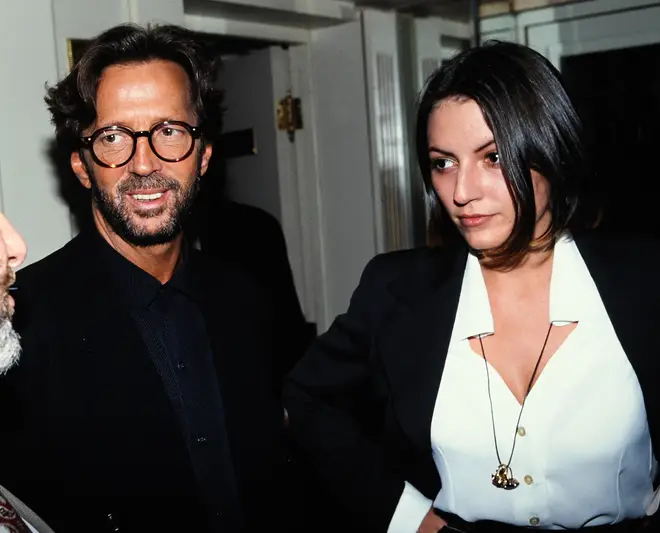 Davina McCall and Eric Clapton dated in 1992.