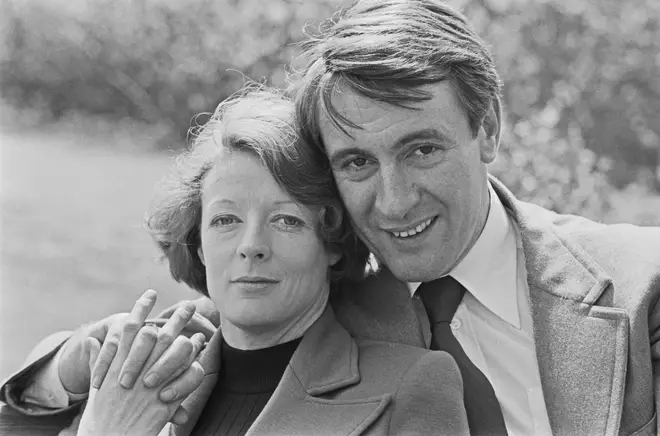 Maggie Smith and Robert Stephens in 1973