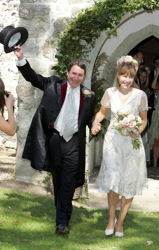 The Wedding Of Jools Holland & Christabel Mcewan At St James'S Church In Cooling