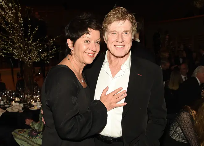 Robert Redford and wife Sibylle in 2015