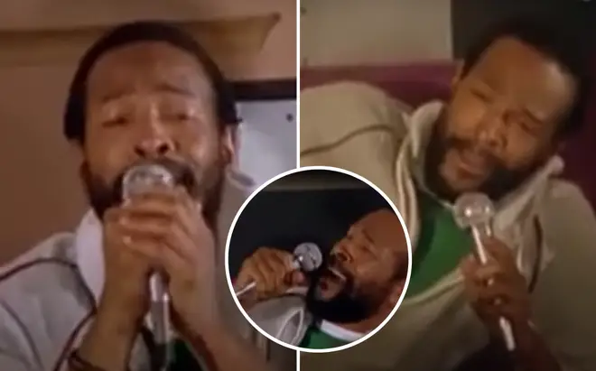 In rare rehearsal footage from 1981, Marvin Gaye showcases his effortless talent, especially given he's lying down for the most part.