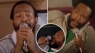 In rare rehearsal footage from 1981, Marvin Gaye showcases his effortless talent, especially given he's lying down for the most part.