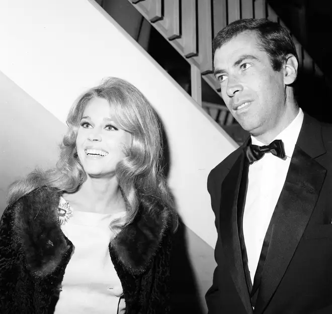 Jane Fonda and first husband Roger Vadim