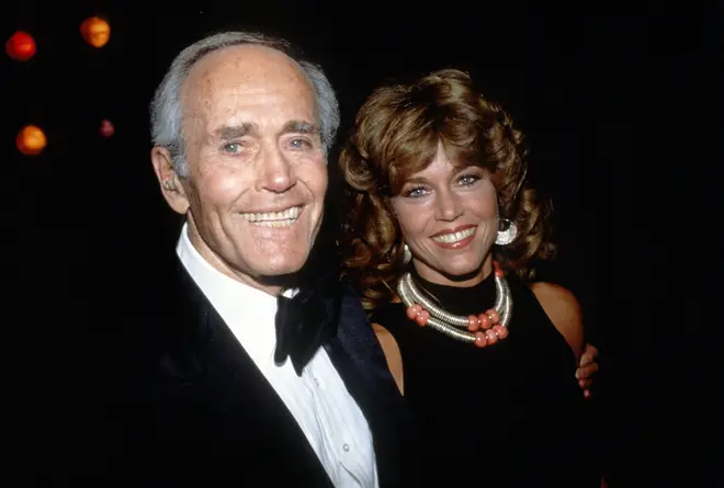 Jane Fonda with father Henry Fonda in 1979