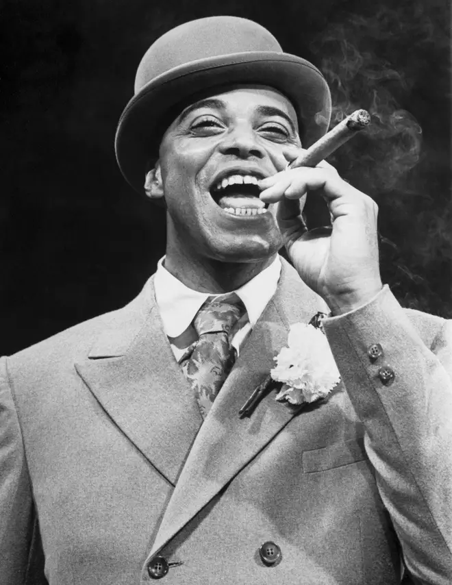 James Earl Jones Smoking a Cigar
