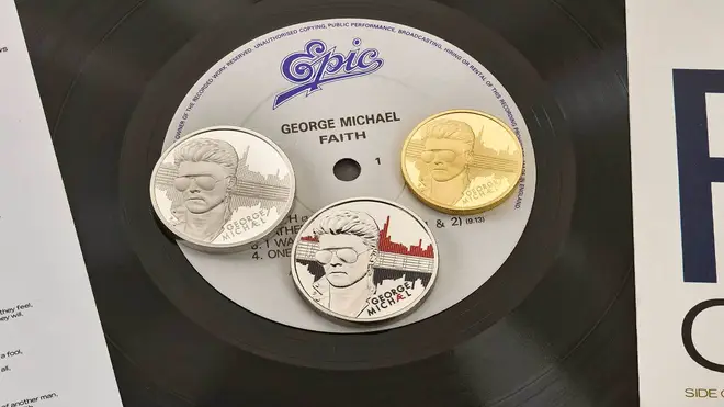 George Michael commemorative coins by the Royal Mint