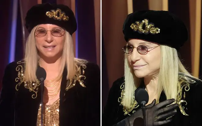 In a rare public appearance at the SAG awards, Barbra Streisand moved her fellow entertainers  to tears with her emotional acceptance speech.