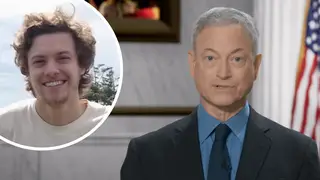 Gary Sinise and his son Mac