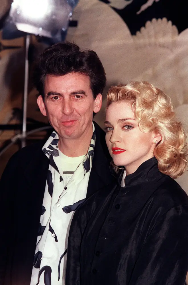 Madonna called George Harrison a "great boss". (AP Photo/Peter Kemp)