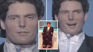 Christopher Reeve was greeted with a standing ovation at the 1996 Academy Awards in his first public appearance since his life-changing accident.