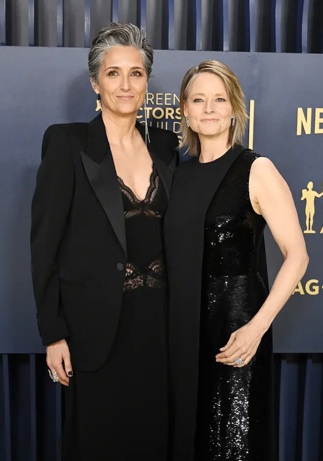 Jodie Foster and Alexandra Hedison in 2024. (Photo by Gilbert Flores/Variety via Getty Images)