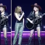 Madonna and Kylie duet in concert