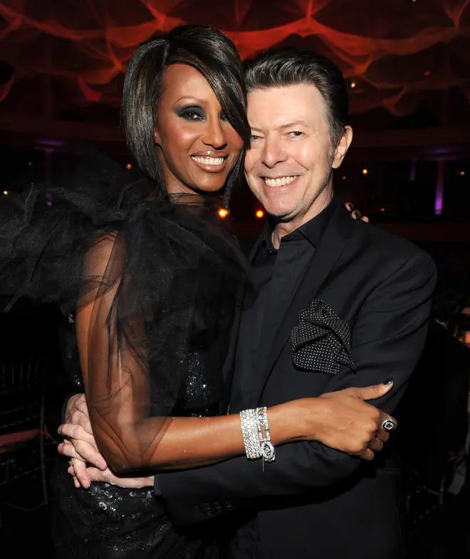 The young singer is the only daughter of David Bowie and Iman (pictured in 2009)