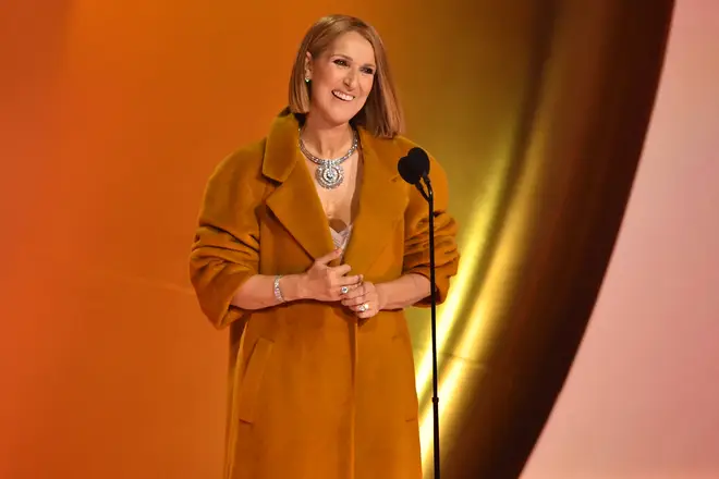 Céline Dion presented the Album Of The Year award at the 2024 Grammy Awards. (Photo by Valerie Macon / AFP) (Photo by VALERIE MACON/AFP via Getty Images)