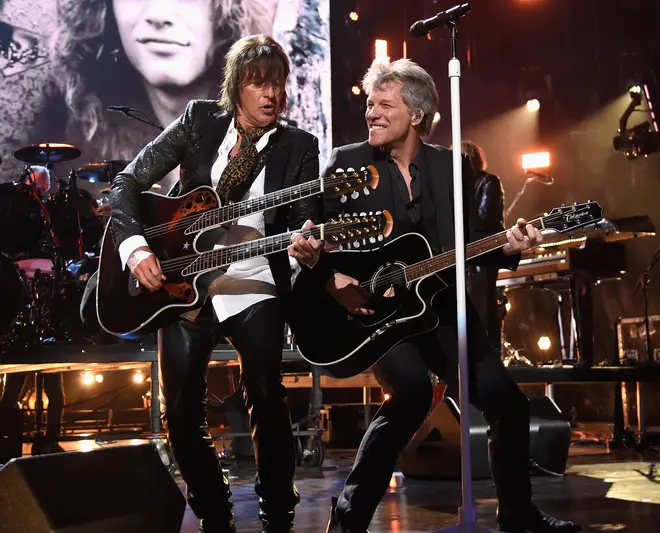 Jon Bon Jovi (right) has confirmed he is still not on speaking terms with Richie Sambora (left), despite the highly-anticipated release of a new four-part documentary in April.
