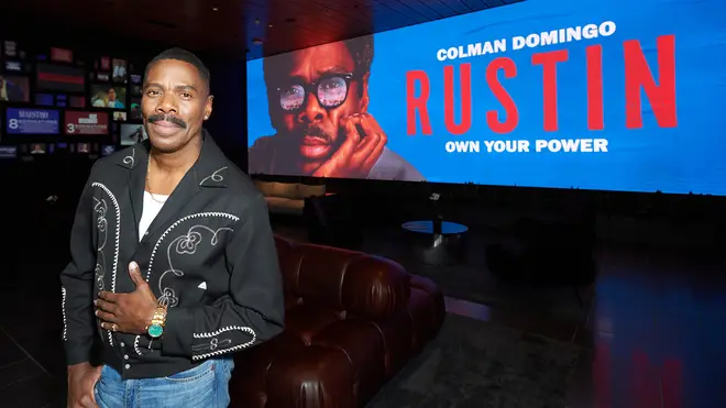 Colman Domingo at a Rustin screening
