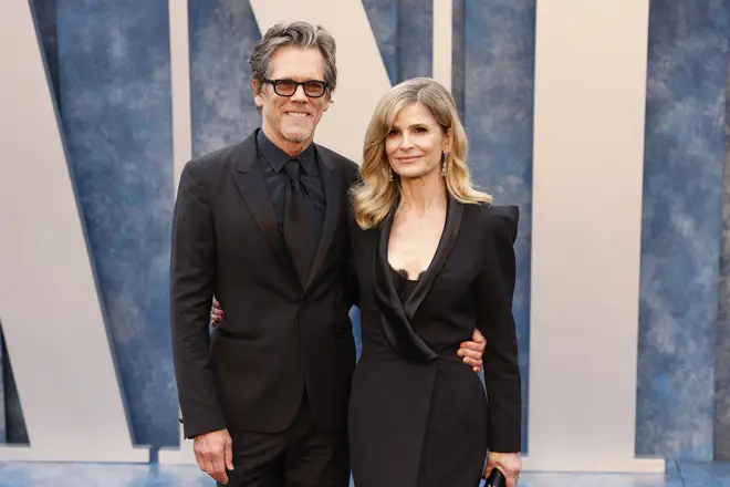 Kevin Bacon and Kyra Sedgwick in 2023. (Photo by Robert Smith/Patrick McMullan via Getty Images)
