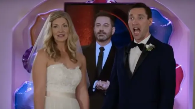 The incredible turn of events was orchestrated by US TV host Jimmy Kimmel, who was determined to give the couple a wedding to remember in April 2019.