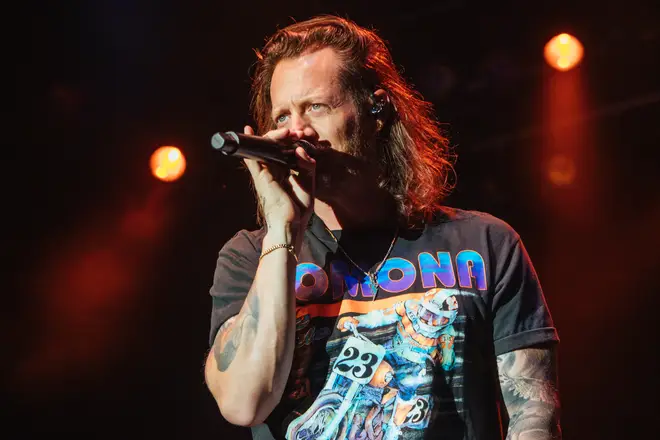 Tyler Hubbard performs at the 2023 Summerfest music festival on July 7, 2023 in Milwaukee, Wisconsin
