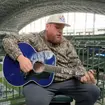 Luke Combs plays his new song