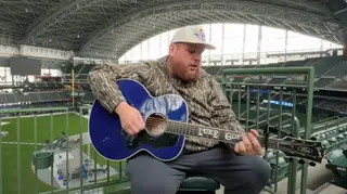 Luke Combs plays his new song