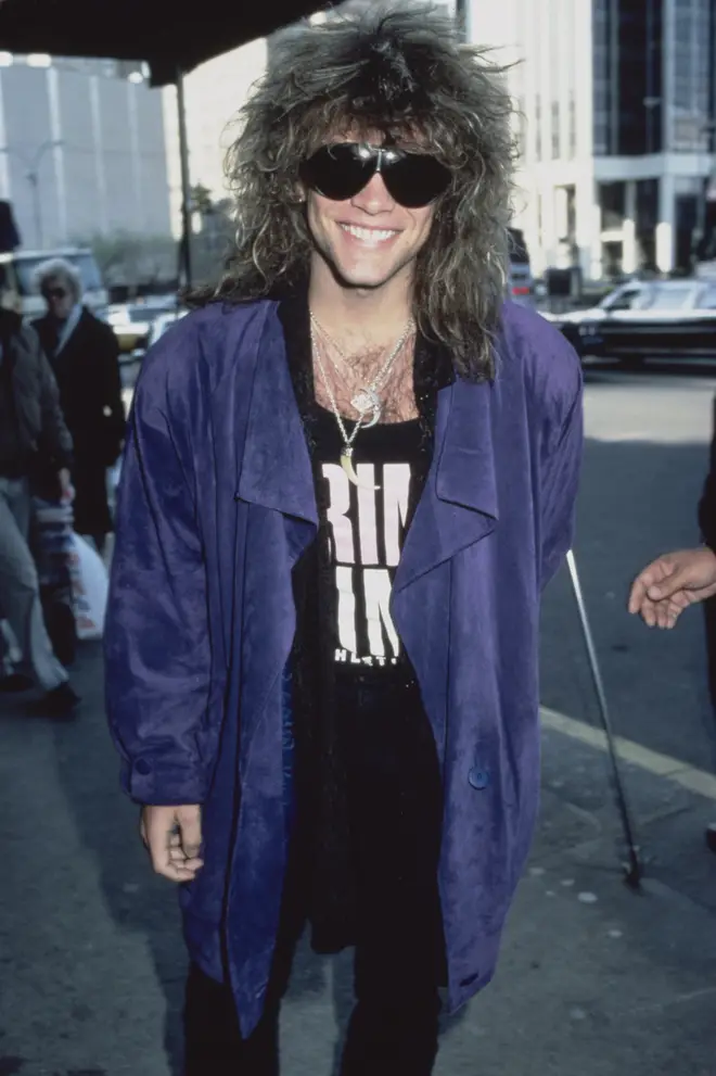 Jon Bon Jovi pictured in Tokyo in 1987.