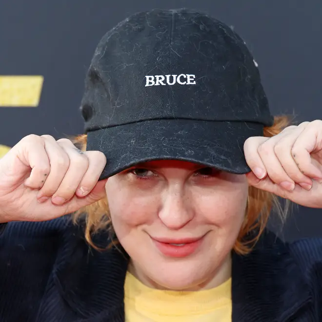 Tallula Willis with her "Bruce" cap