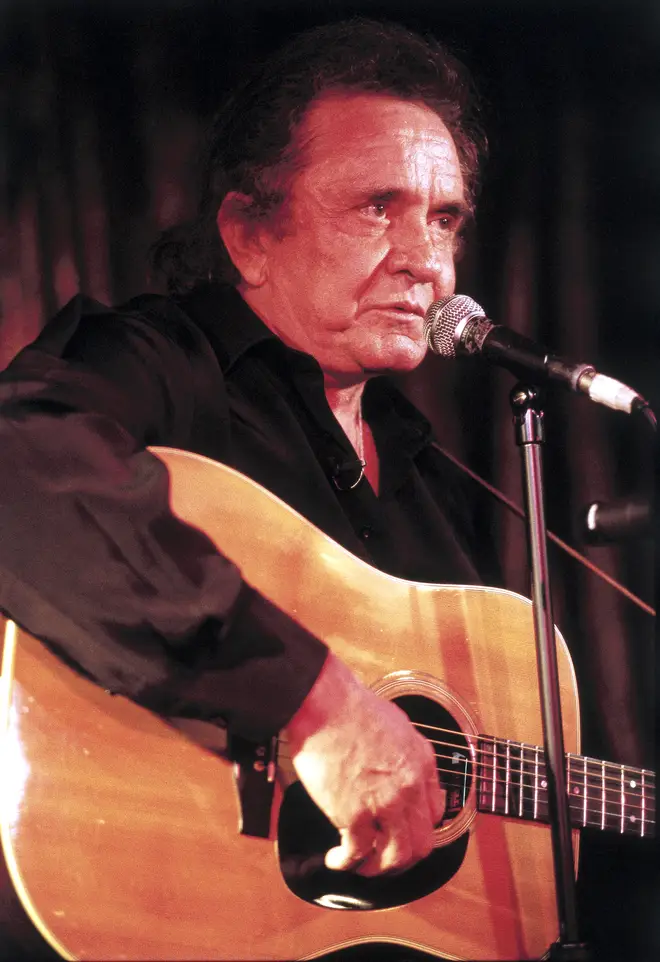 Johnny Cash at the Fez Cafe in New York City in 1993