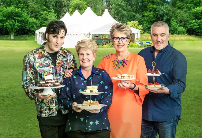 The Great British Bake Off 2019: Noel Fielding, Sandi Toksvig, Prue Leith and Paul Hollywood