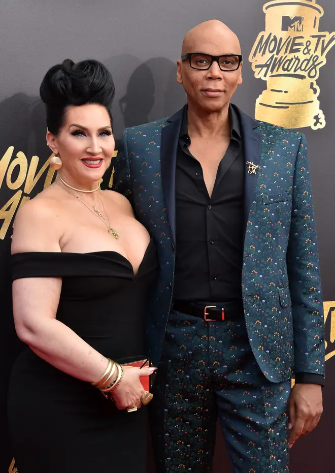Michelle Visage with RuPaul in 2017