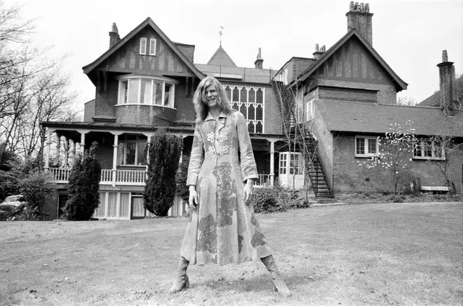 David Bowie at his home, Haddon Hall in Beckenham, Kent, 20th April 1971