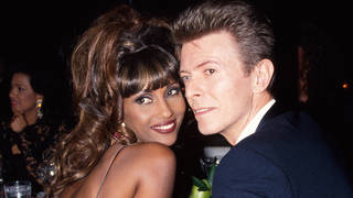 David Bowie and Iman pictured in 1992, two years after they first met