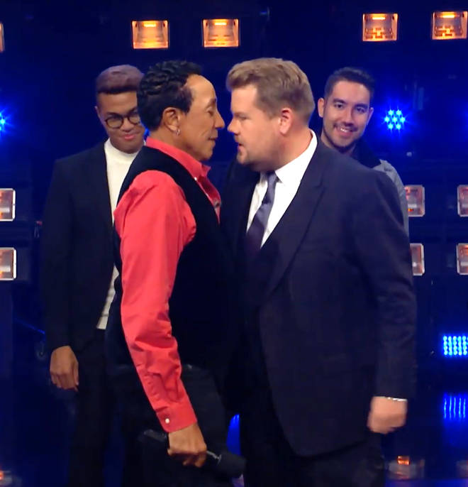 Smokey Robinson and James Corden disagreed on their should music tastes