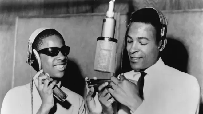 Stevie Wonder And Marvin Gaye