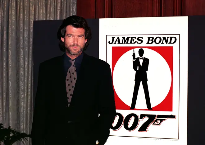 Pierce Brosnan in 1994 after he was named as the new James Bond