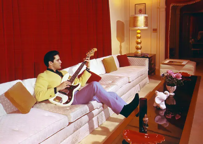 Elvis Presley at home in 1965