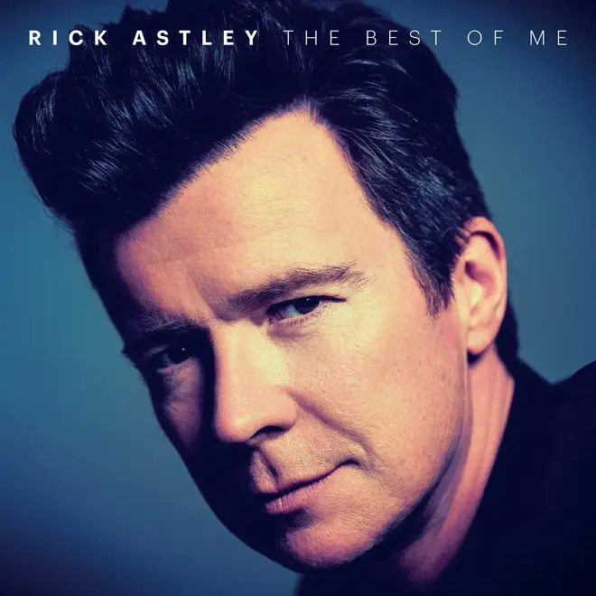 Rick Astley's new compilation album cover