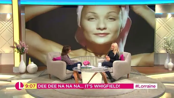 Lorraine speaking to Whigfield
