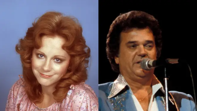 Reba McEntire and Conway Twitty