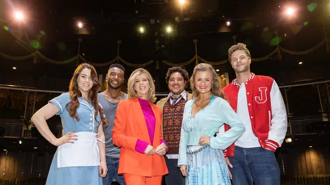 Kate Garraway with theatre stars for her West End Takeover